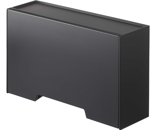 山崎実業 ツーウェイマスク収納ケース スマート ブラック 5444 1個(ご注文単位1個)【直送品】