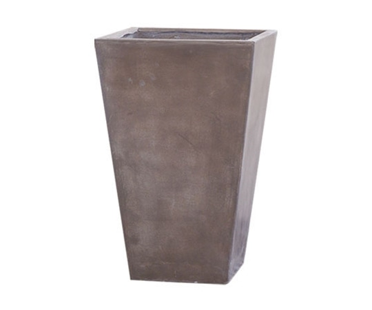 クレイ プランター TERRA-MENT Tall Square 40(テラメント トールスクエア)D 910-126-811 1個(ご注文単位1個)【直送品】