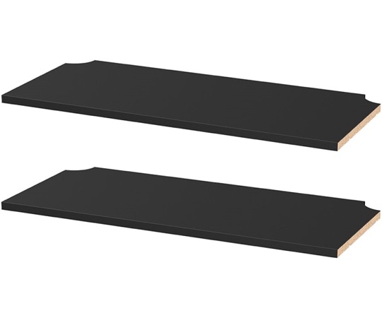 アール・エフ・ヤマカワ マルチユースカウンター用棚板 ブラック 2枚入り RFDBM-OPTB 1セット（ご注文単位1セット）【直送品】