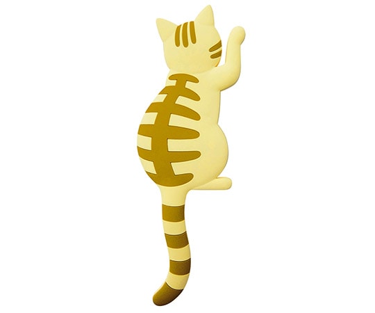 東洋ケース マグネット式 猫型フック Cat tail 茶トラ MH-CAT-05 1個(ご注文単位1個)【直送品】