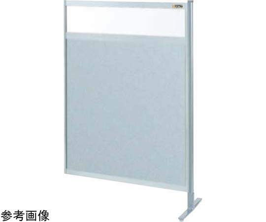サカエ パーティション(固定式・連結・上塩ビ・下アルミ)1500×1300×10.9mm NAE-54FR 1台(ご注文単位1台)【直送品】