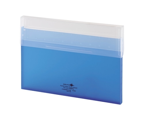 LIHITLAB AQUA DROPs コングレスケース 8青 A-5035 A5035-8 1冊(ご注文単位1冊)【直送品】