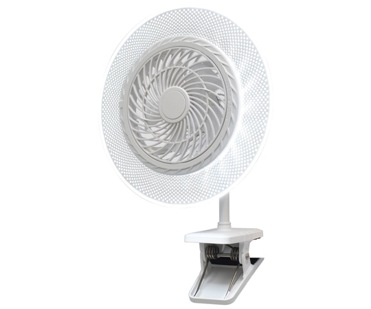 大進 ファン付きLEDクリップライト ホワイト DLF-C300WH 1個(ご注文単位1個)【直送品】