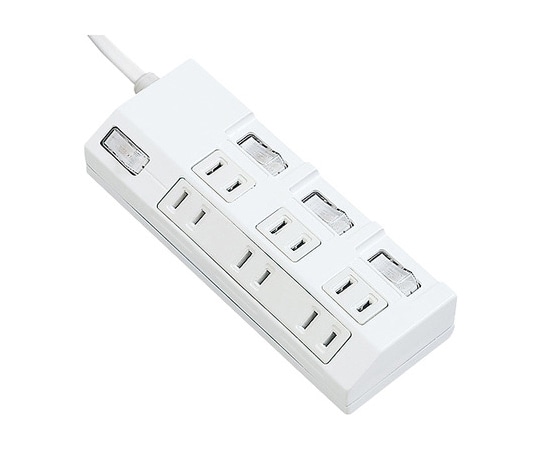 パナソニック ザ・タップ 3コ口個別スイッチ・3コ口一括スイッチ・雷サージ低減素子付 2m WHA292637WKP 1個(ご注文単位1個)【直送品】