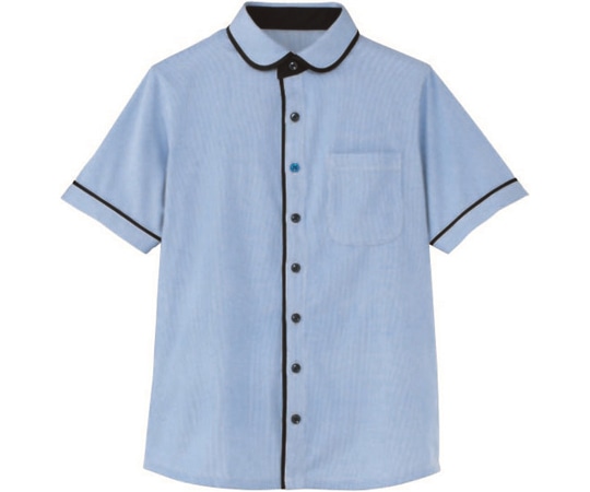 カーシーカシマ HEARTGREEN 半袖ニットシャツ KNITTI SHIRT WAFFLE 青空 SS HM2659 1枚（ご注文単位1枚）【直送品】