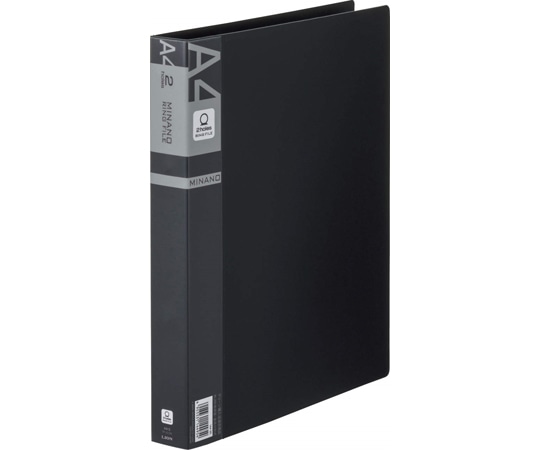 ライオン事務器 リングファイル ミナノ ブラック RF-223M 1冊(ご注文単位1冊)【直送品】