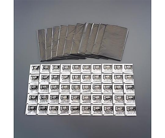 アズワン トイレ処理セット(凝固材・ビニール袋/50回分) EA929AD-212 1個（ご注文単位1個）【直送品】