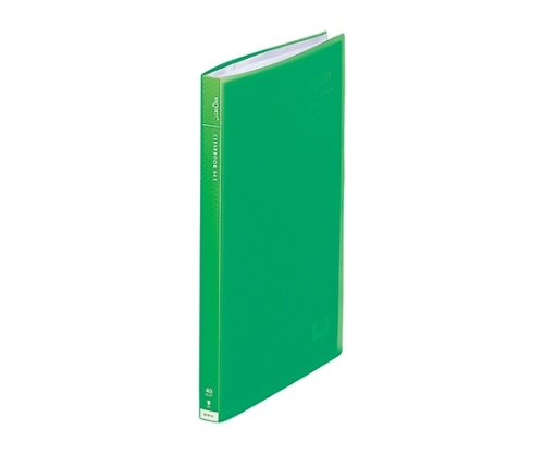 LIHITLAB リクエスト 透明クリヤーブック 6イエローグリーン G3102 G3102-6 1冊(ご注文単位1冊)【直送品】