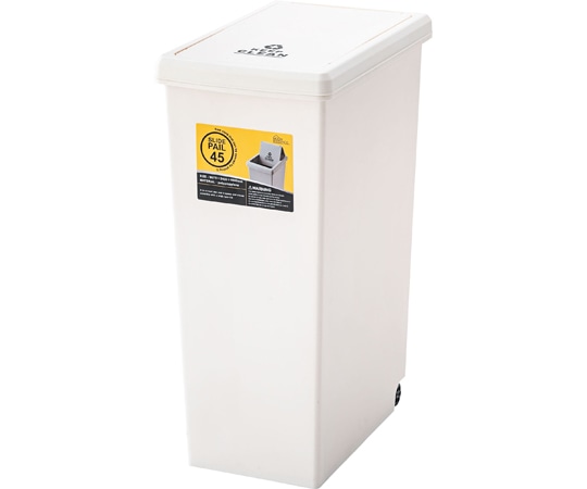 東谷 スライドペール45L ホワイト LFS-763WH 1個(ご注文単位1個)【直送品】