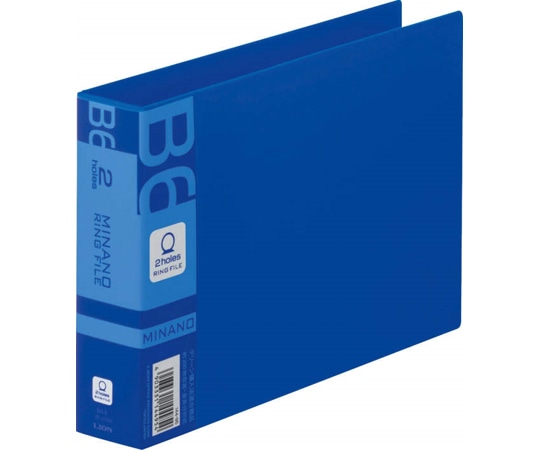 ライオン事務器 リングファイル ミナノ ブルー RF-228M 1冊(ご注文単位1冊)【直送品】