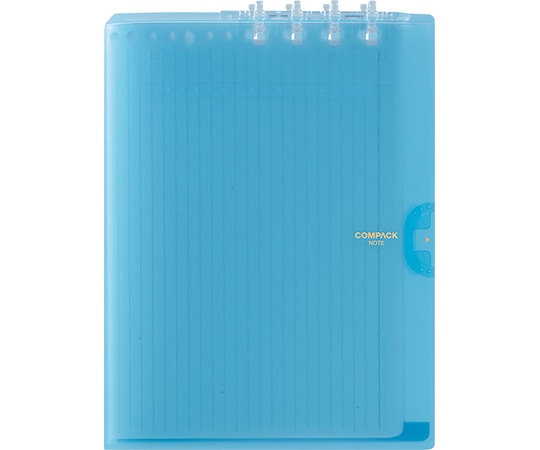 キングジム 二つ折りリングノート コンパック A4 スモークブルー 9956TY 1冊(ご注文単位1冊)【直送品】
