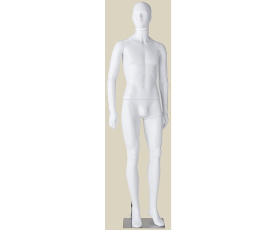 アズワン 紳士全身リアルマネキン 直立ポーズ 61-780-48-1 1台（ご注文単位1台）【直送品】