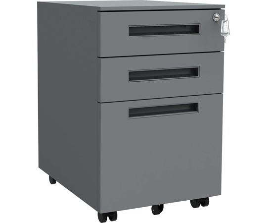 Y2K BWモバイルワゴン 3段 グレー BW4-3LP-FGY 1台（ご注文単位1台）【直送品】