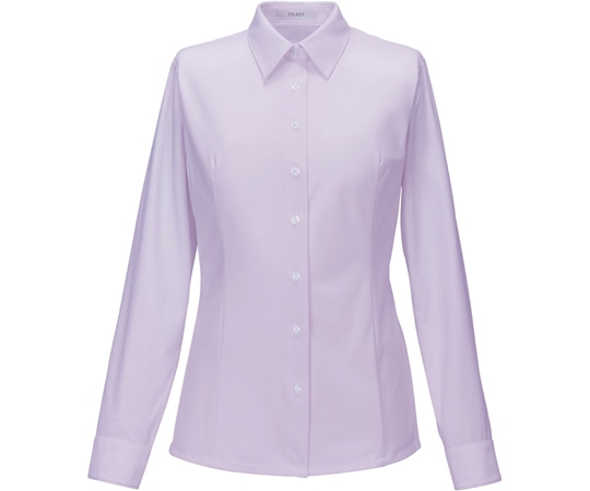 カーシーカシマ ENJOY 長袖シャツブラウス TRICOT CORD KNIT パープル 9号 EWB871 1枚（ご注文単位1枚）【直送品】