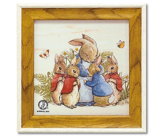 ユーパワー ピーター ラビット ミニゲル アートフレーム｢ピーターファミリー｣ PF-02084 1個（ご注文単位1個）【直送品】