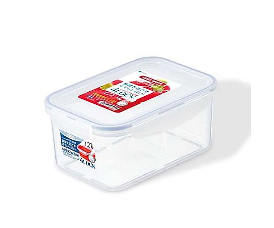 アズワン 129x187x 85mm/1.27L 密閉保存容器 EA508TL-4B 1個（ご注文単位1個）【直送品】