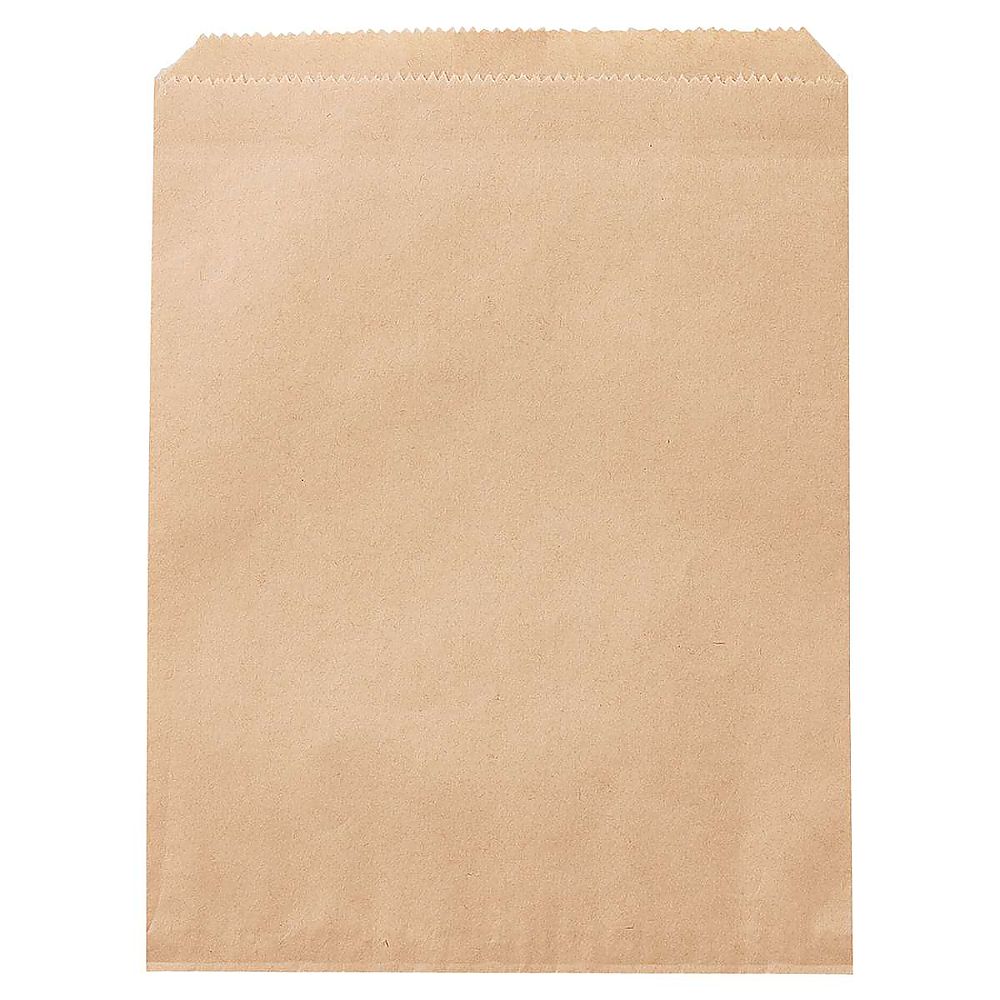 アズワン 平袋 茶無地 未晒クラフト 18.4×23.5cm 2000枚 61-812-44-6 1セット（ご注文単位1セット）【直送品】