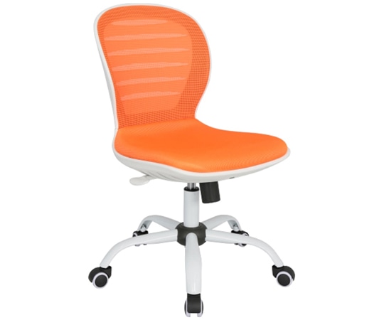 カグクロ メッシュチェアCF(肘無)背:オレンジ 座:オレンジ(シフォン) CF-40-OROR 1個(ご注文単位1個)【直送品】