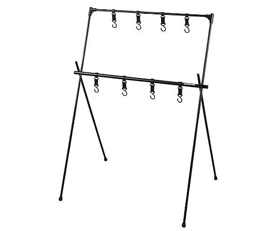 CAPTAIN STAG 770x550x990mm/2段 ハンガーラック EA913YA-69 1個（ご注文単位1個）【直送品】