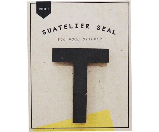 S&Cコーポレーション ウッドステッカー T WOOD-1720-T 1枚(ご注文単位1枚)【直送品】