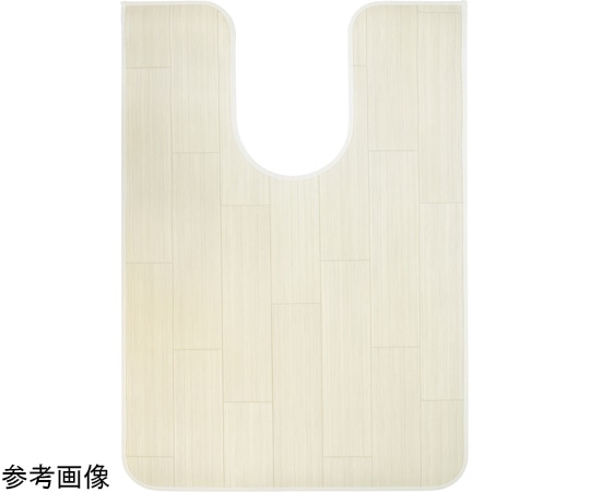 三愛繊維 拭けるマットシリーズ ホワイトアッシュ トイレマット 800×1150mm(耳長)  1個(ご注文単位1個)【直送品】