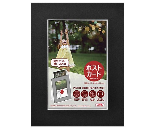 ハクバ写真産業 インサートカラーペーパースタンドKG ブラック MICPS-PCBK 1個(ご注文単位1個)【直送品】