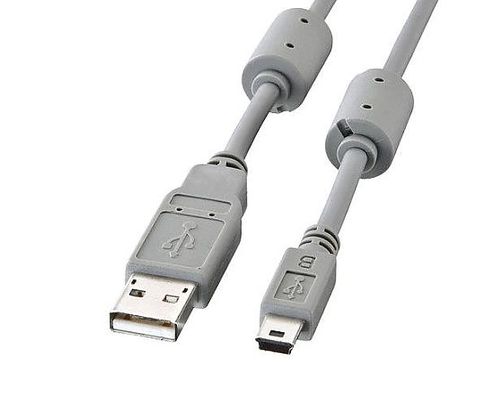サンワサプライ 5.0m ミニUSBケーブル(A-ミニB5pin/2.0対応) EA764AJ-176A 1個(ご注文単位1個)【直送品】