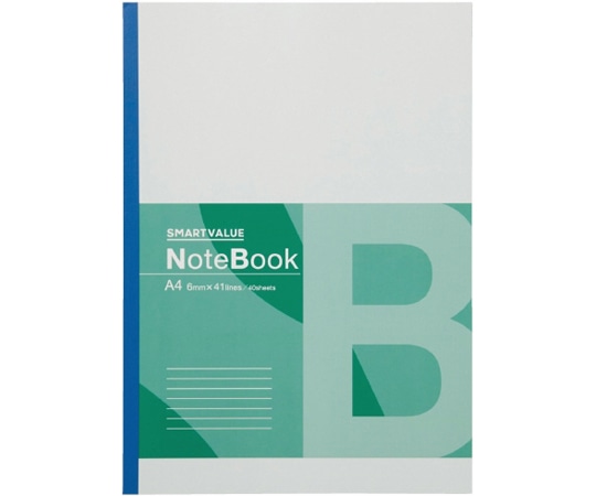 ジョインテックス 再生紙ノート A4 無線とじ B罫6mm 10冊入 P068J-10 1パック(ご注文単位1パック)【直送品】