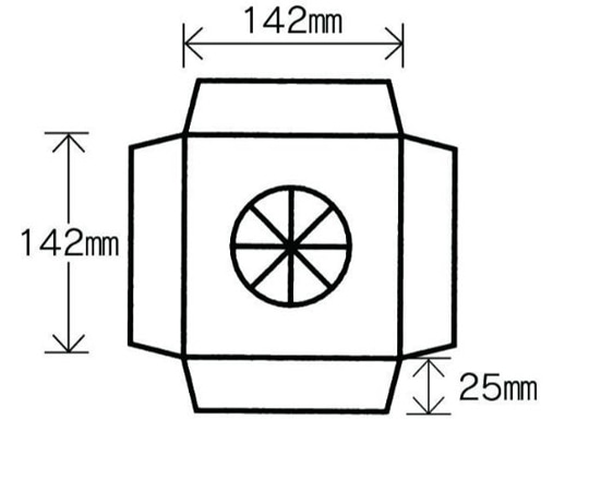 ヤマニパッケージ 青果用贈答箱 カラーメロン用(L-16)台紙 500枚 L-16D 1ケース（ご注文単位1ケース）【直送品】