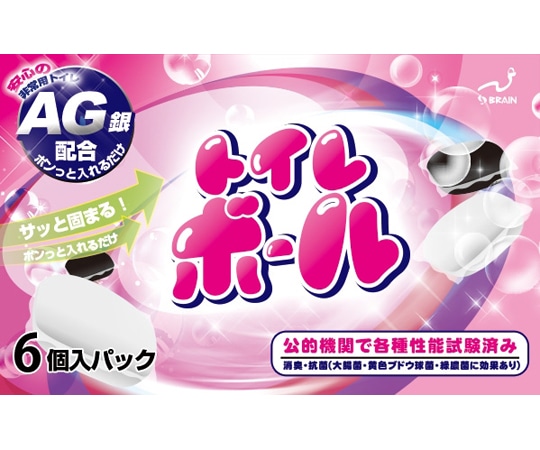 ブレイン 非常用トイレボール白6個 BR-957-wh 1個（ご注文単位1個）【直送品】