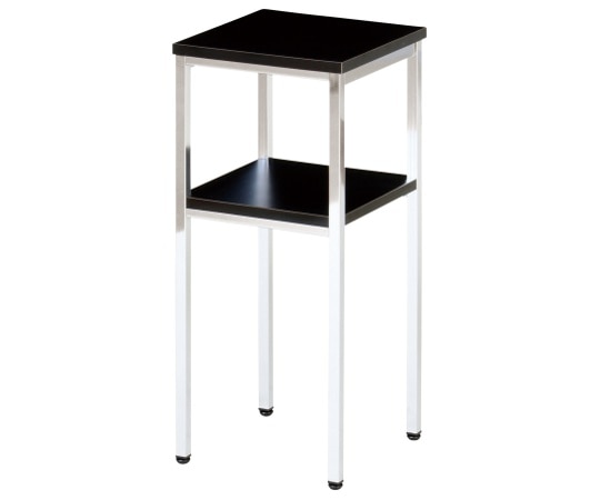 弘益 電話台 メッキ ブラック T-30B(BK) 1個(ご注文単位1個)【直送品】