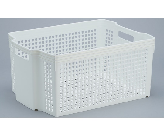 伊藤忠リーテイルリンク スタッキングバスケット A4サイズ対応 大 18個  1ケース（ご注文単位1ケース）【直送品】