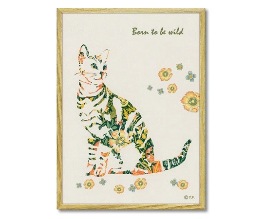 ユーパワー アニマルシルエット アート｢キャットS｣ YP-02407 1個（ご注文単位1個）【直送品】