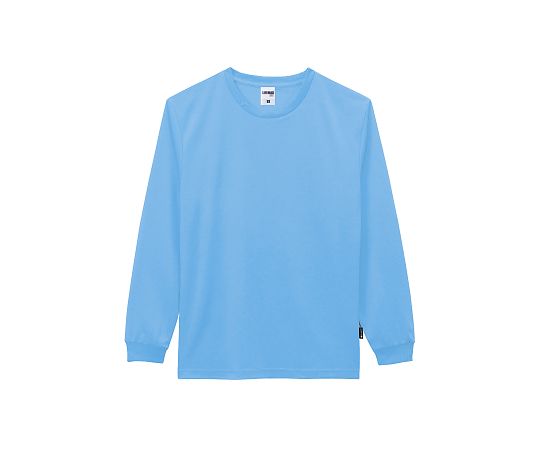 LIFEMAX 4.3オンスドライロングスリーブTシャツ(ポリジン加工) サックス XL MS1609-6 XL 1枚（ご注文単位1枚）【直送品】