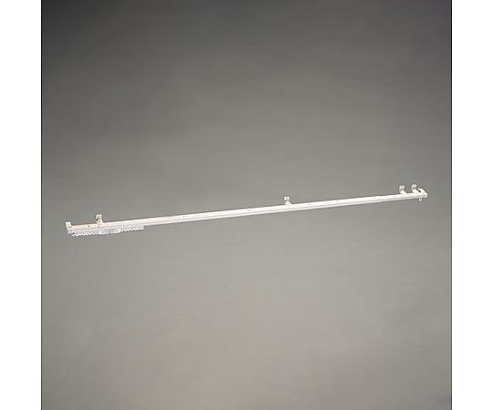 アズワン 2.1-4.0m カーテンレールセット(伸縮式/静音) EA970KA-24 1セット(ご注文単位1セット)【直送品】