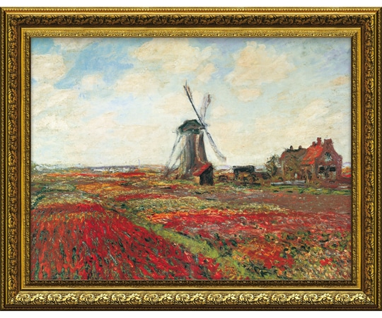 ユーパワー ミュージアムアートシリーズ モネ｢チューリップ畑｣ MW-14014 1個（ご注文単位1個）【直送品】