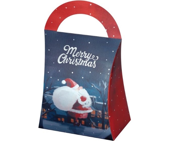 ヤマニパッケージ 贈答箱 スノーサンタ ハンディー 100枚 20-2087 1ケース(ご注文単位1ケース)【直送品】