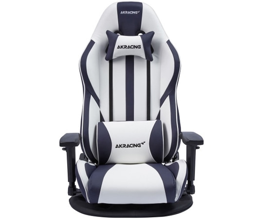 AKRacing ゲーミング座椅子 Gyokuza V2 Gaming Floor Chair ホワイト AKR-GYOKUZA/V2-WHITE 1脚(ご注文単位1脚)【直送品】