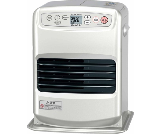 ダイニチ工業 木造7畳用石油ファンヒーター ライトシルバー FW-25S5(S) 1個(ご注文単位1個)【直送品】