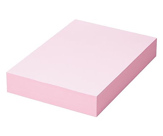 北越コーポレーション カラーペーパーR100 ピンク A4 1冊500枚 オフィスヨウシカラーR100ピンクA4サツ 1冊(ご注文単位1冊)【直送品】