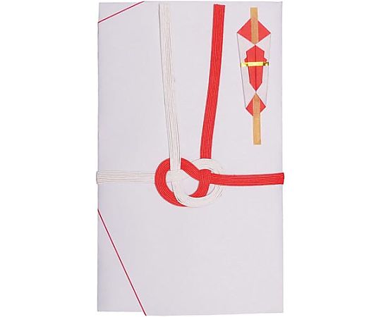 キングコーポレーション 祝儀袋 御祝 大阪折赤白7本結切 祝字なし 5枚入 110-5 1パック(ご注文単位1パック)【直送品】