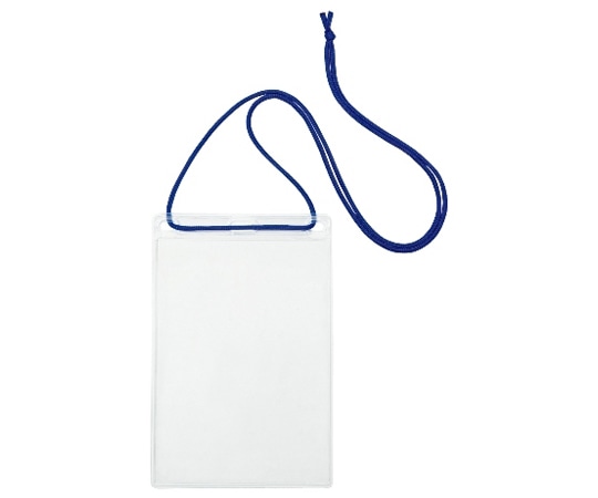 オープン工業 吊り下げ名札 ハガキ用 10枚 青 NL-13-BU 1袋(ご注文単位1袋)【直送品】