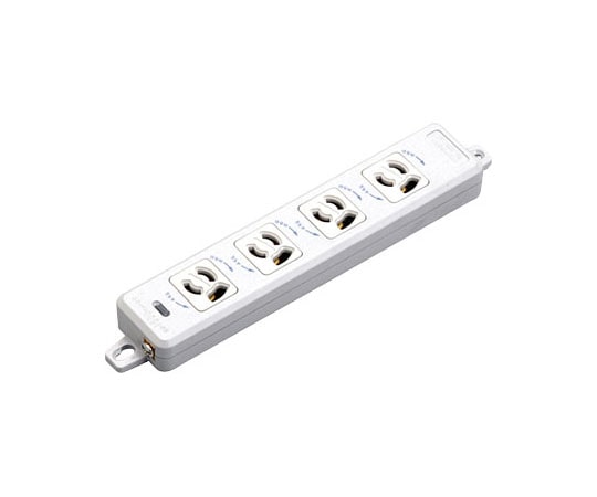 明工社 横形OA用抜け止め接地タップ4コ口 MR7904N 1個(ご注文単位1個)【直送品】