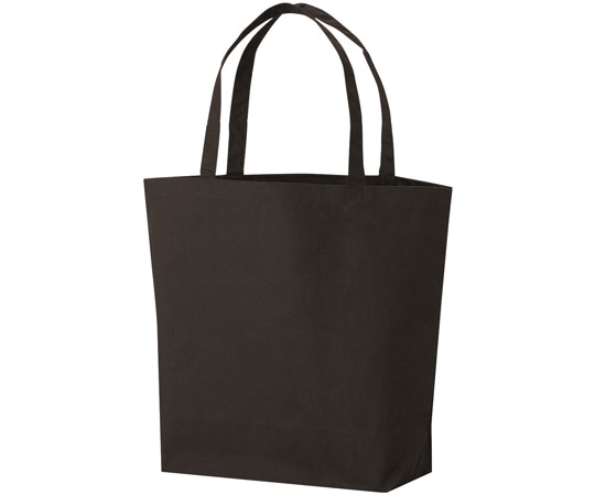 丸玉工業 厚手コットンバッグ トートL(ブラック)100枚入  1ケース(ご注文単位1ケース)【直送品】