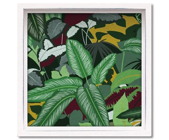 ユーパワー ロハス ミニアートフレーム ミーガン ギャラガー｢ジャングル サファリ｣ LA-01300 1個（ご注文単位1個）【直送品】