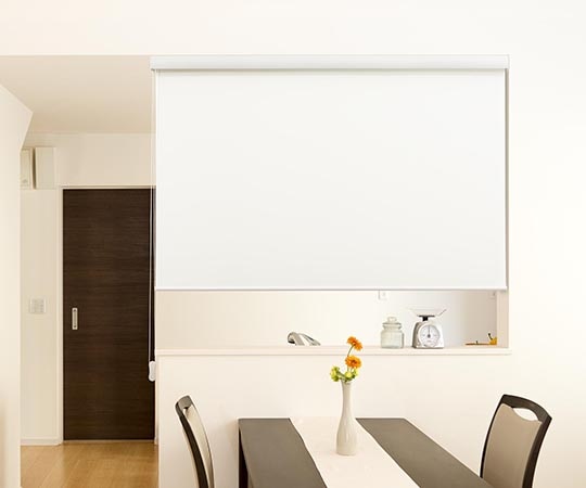 アズワン ロールスクリーン 幅180cm×高さ220cm 防炎オフホワイト L3564 1箱(ご注文単位1箱)【直送品】