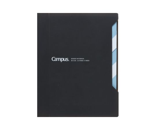 コクヨ インデックスで開けやすいバインダー65枚 黒 ル-P737D 1冊（ご注文単位1冊）【直送品】