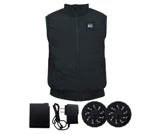 関西ファッション連合 空調エアコンR服 カゼクル ブラック LL-XL (ハーネス対応) MT4000 BLK 1セット(ご注文単位1セット)【直送品】