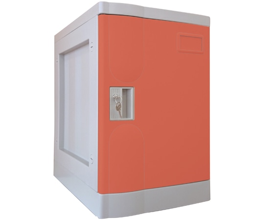 宮成製作所 プラボックス Mサイズ シリンダー錠 レッド ベース付 PB-CMR1 1台(ご注文単位1台)【直送品】