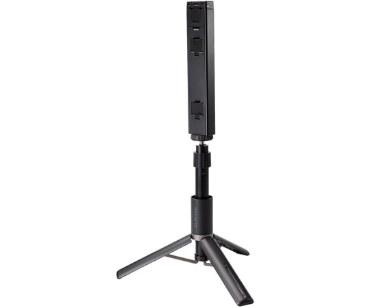 エレコム スマートフォン・タブレット用三脚 自撮り棒 2way 高耐荷重 ブラック P-STSRS02MTBK 1本（ご注文単位1本）【直送品】